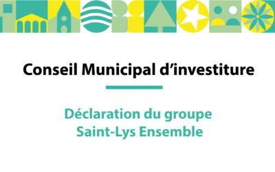 Conseil Municipal d’investiture