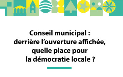 Conseil municipal : derrière l’ouverture affichée, quelle place pour la démocratie locale ?